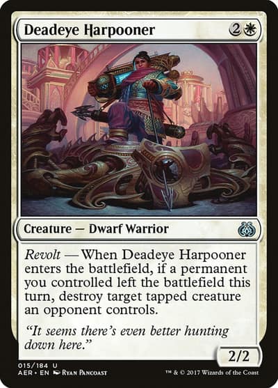 Deadeye Harpooner 15 Aether Revolt Magic card