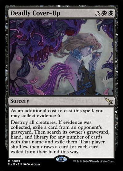 Deadly Cover-Up PMKM-83P Murders at Karlov Manor Promos Magic card