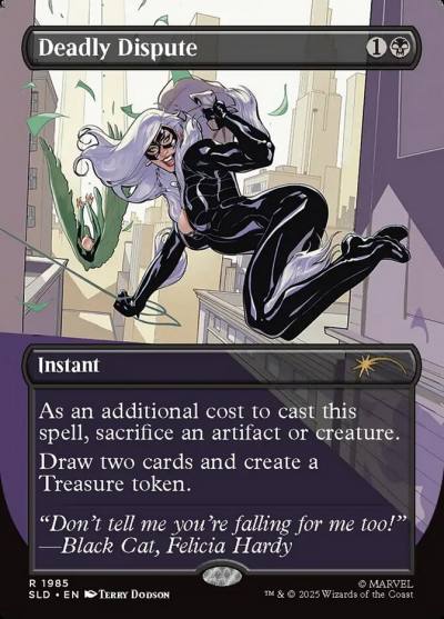 Deadly Dispute SLD-1985 Secret Lair Drop Magic card