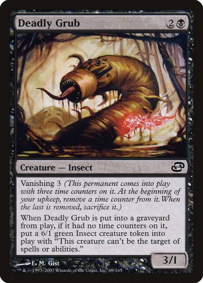 Deadly Grub PLC-69 Planar Chaos Magic card