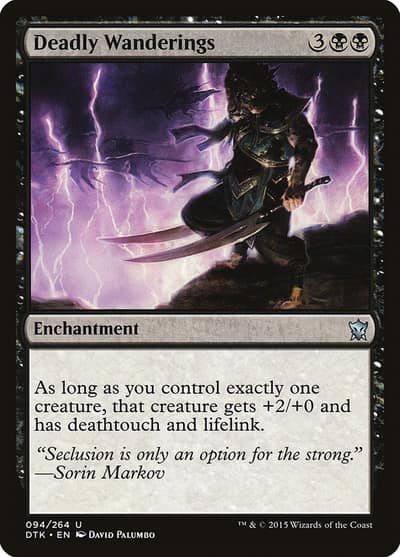 Deadly Wanderings DTK-94 Dragons of Tarkir Magic card