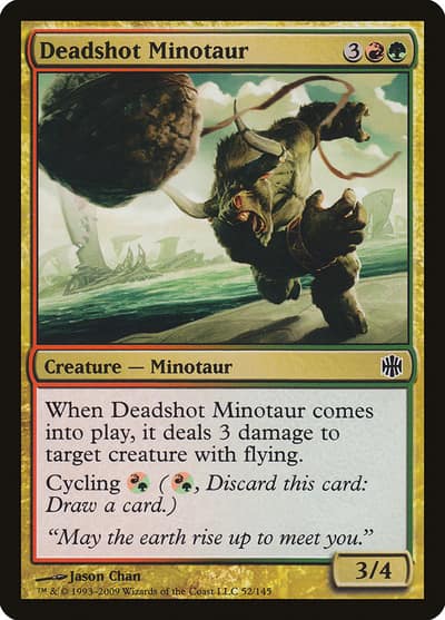 Deadshot Minotaur 52 Alara Reborn Magic card