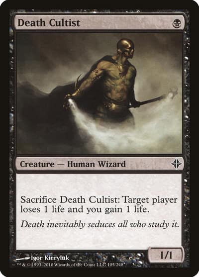 Death Cultist 105 Rise of the Eldrazi Magic card