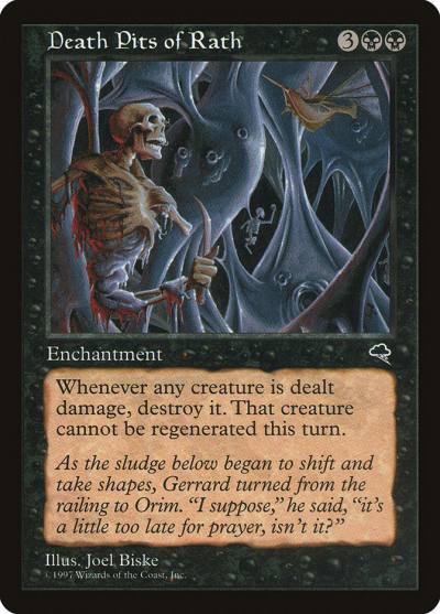 Death Pits of Rath TMP-127 Tempest Magic card