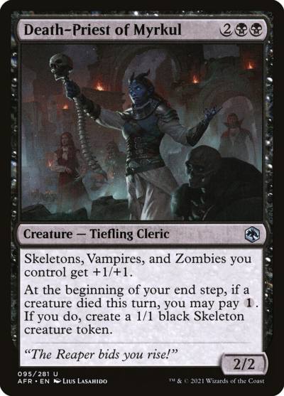 Death-Priest of Myrkul 95 Adventures in the Forgotten Realms Magic card
