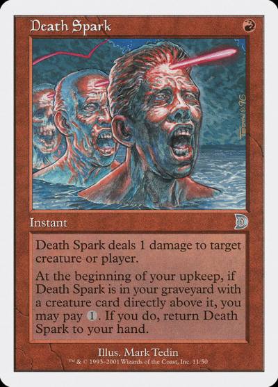 Death Spark DKM-11 Deckmasters Magic card