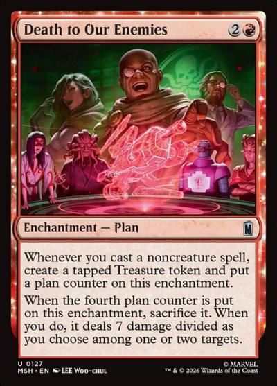 Death to Our Enemies MSH-127 Marvel Super Heroes Magic card