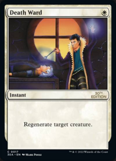 Death Ward 30A-17 30th Anniversary Edition Magic card
