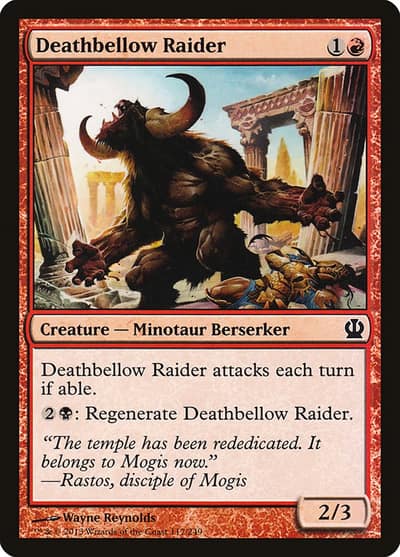 Deathbellow Raider 117 Theros Magic card
