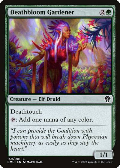Deathbloom Gardener DMU-159 Dominaria United Magic card