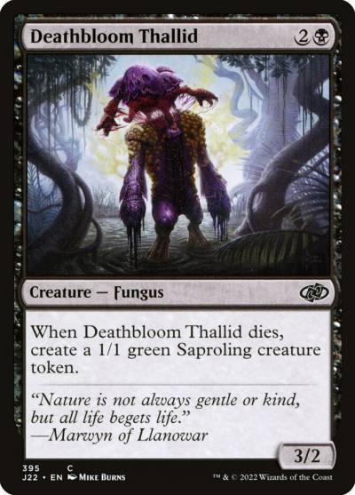 Deathbloom Thallid J22-395 Jumpstart 2022 Magic card