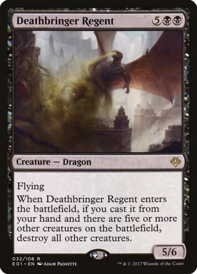 Deathbringer Regent E01-32 Archenemy: Nicol Bolas Magic card