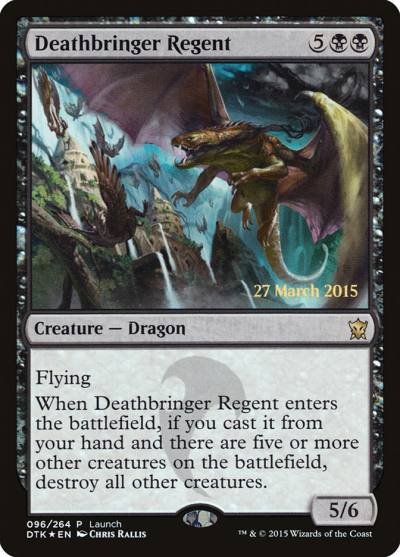 Deathbringer Regent PDTK-96 Dragons of Tarkir Promos Magic card
