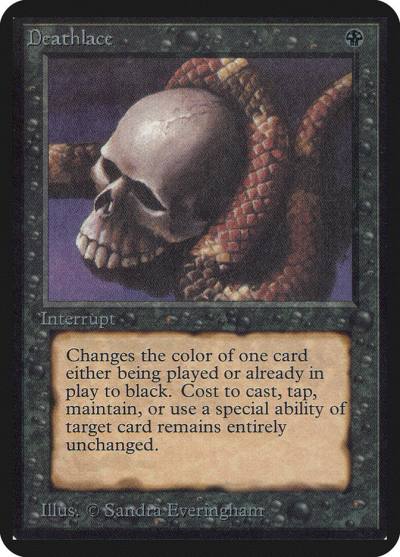 Deathlace LEA-101 Limited Edition Alpha Magic card