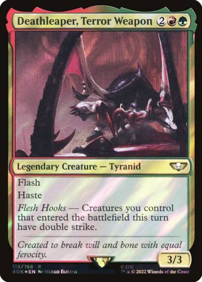 Deathleaper, Terror Weapon 40K-115STAR Warhammer 40,000 Commander Magic card