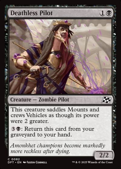 Deathless Pilot DFT-82 Aetherdrift Magic card