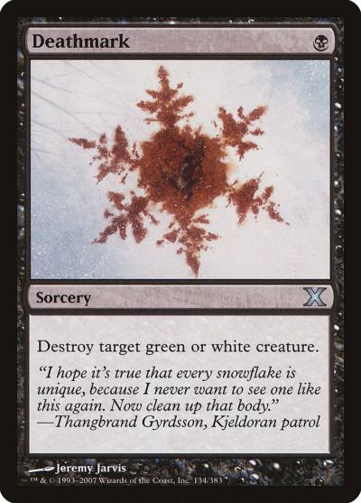 Deathmark 10E-134 Tenth Edition Magic card