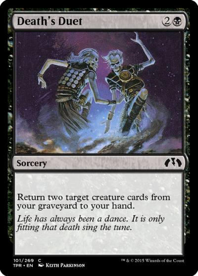 Death's Duet TPR-101 Tempest Remastered Magic card