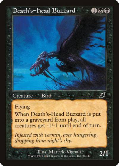Death's-Head Buzzard SCG-63 Scourge Magic card