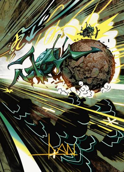 Debris Beetle // Debris Beetle ADFT-45 Aetherdrift Art Series Magic card