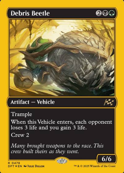 Debris Beetle DFT-478 Aetherdrift Magic card