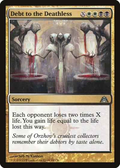 Debt to the Deathless DGM-64 Dragon's Maze Magic card