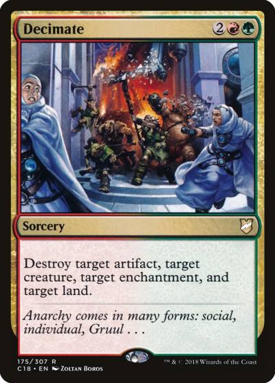 Decimate C18-175 Commander 2018 Magic card