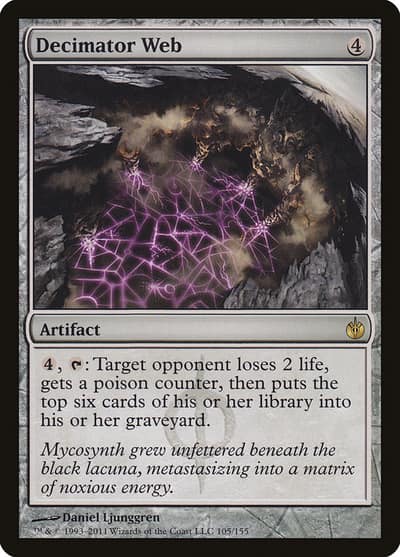 Decimator Web MBS-105 Mirrodin Besieged Magic card