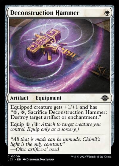 Deconstruction Hammer LCI-9 The Lost Caverns of Ixalan Magic card