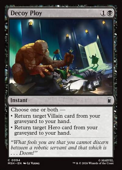 Decoy Ploy MSH-94 Marvel Super Heroes Magic card
