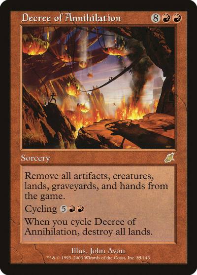 Decree of Annihilation SCG-85 Scourge Magic card