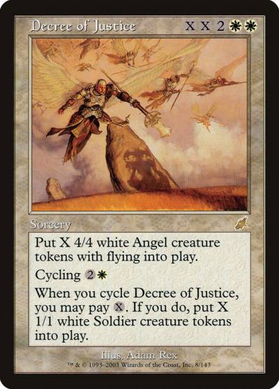 Decree of Justice SCG-8 Scourge Magic card