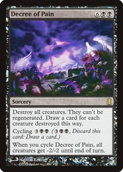 Decree of Pain CM1-3 Commander's Arsenal Magic card