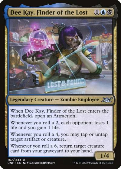 Dee Kay, Finder of the Lost UNF-167 Unfinity Magic card