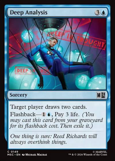 Deep Analysis MSC-149 Marvel Super Heroes Commander Magic card