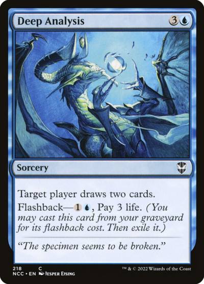 Deep Analysis NCC-218 New Capenna Commander Magic card