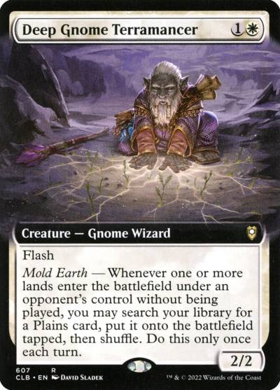 Deep Gnome Terramancer CLB-607 Commander Legends: Battle for Baldur's Gate Magic card