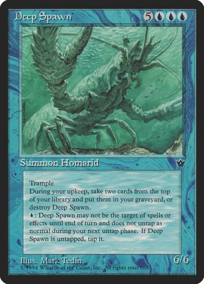 Deep Spawn FEM-17 Fallen Empires Magic card