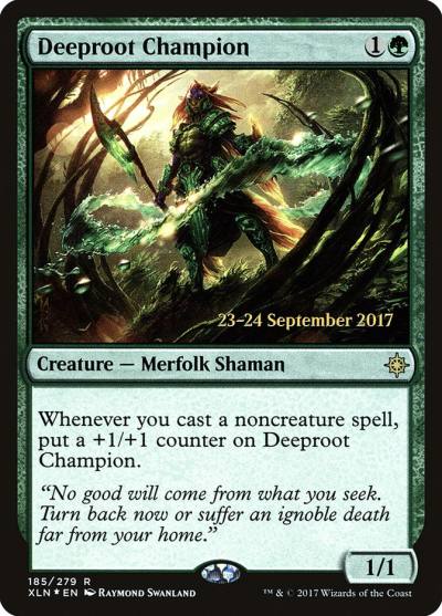 Deeproot Champion PXLN-185S Ixalan Promos Magic card
