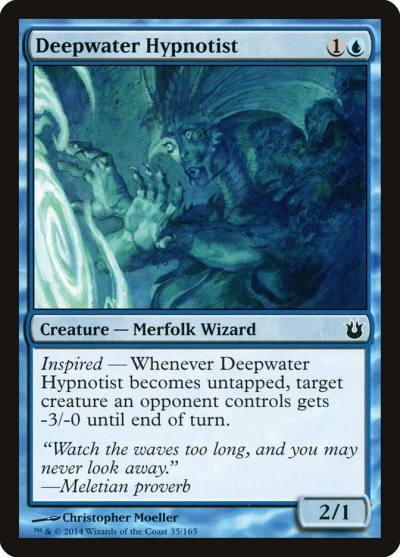 Deepwater Hypnotist 35 Born of the Gods Magic card
