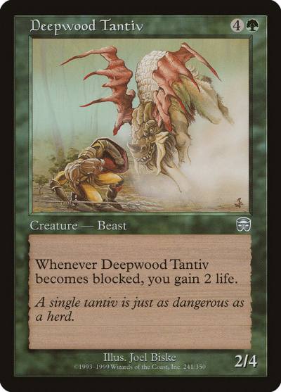 Deepwood Tantiv MMQ-241 Mercadian Masques Magic card