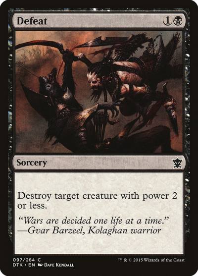 Defeat DTK-97 Dragons of Tarkir Magic card