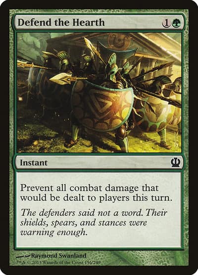 Defend the Hearth THS-156 Theros Magic card