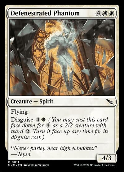 Defenestrated Phantom 11 Murders at Karlov Manor Magic card