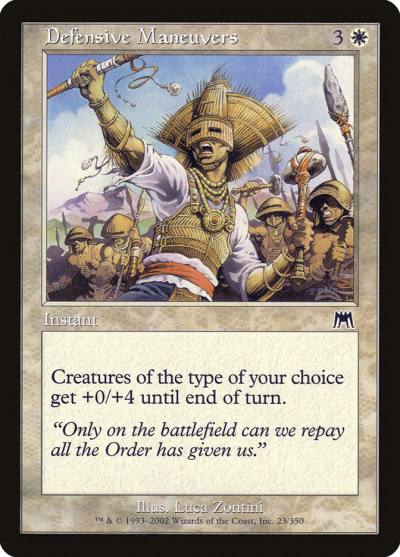 Defensive Maneuvers ONS-23 Onslaught Magic card