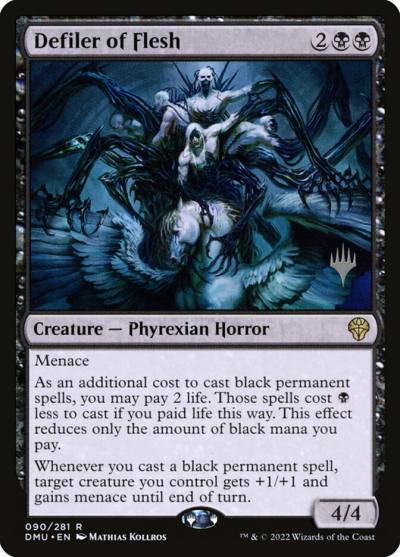 Defiler of Flesh PDMU-90P Dominaria United Promos Magic card