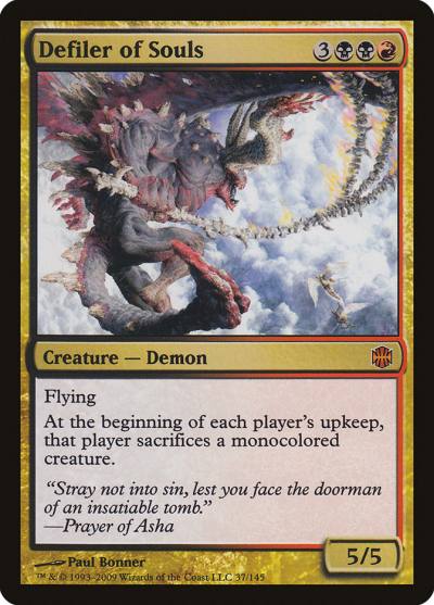 Defiler of Souls 37 Alara Reborn Magic card