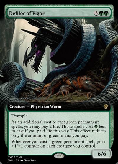 Defiler of Vigor PRM-103464 Magic Online Promos Magic card