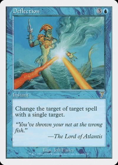 Deflection 7ED-69 Seventh Edition Magic card