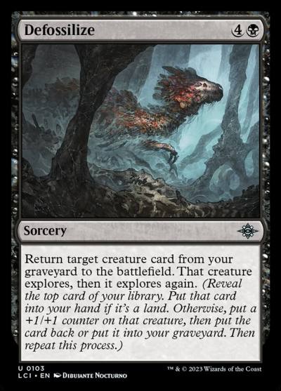 Defossilize LCI-103 The Lost Caverns of Ixalan Magic card